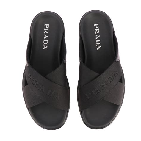 prada logo sandal